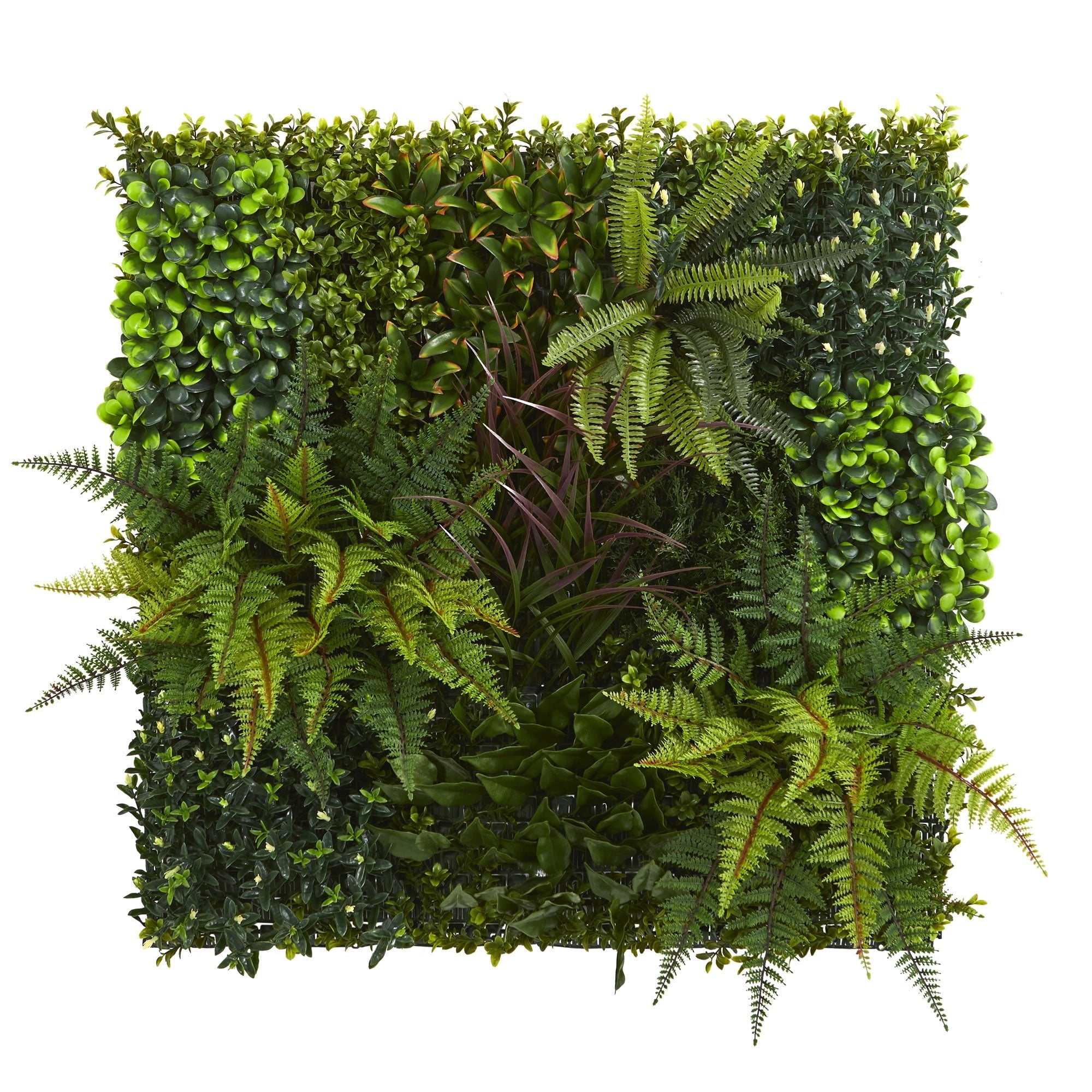 29" Artificial Rich Foilage in a Living Wall | Zigeze