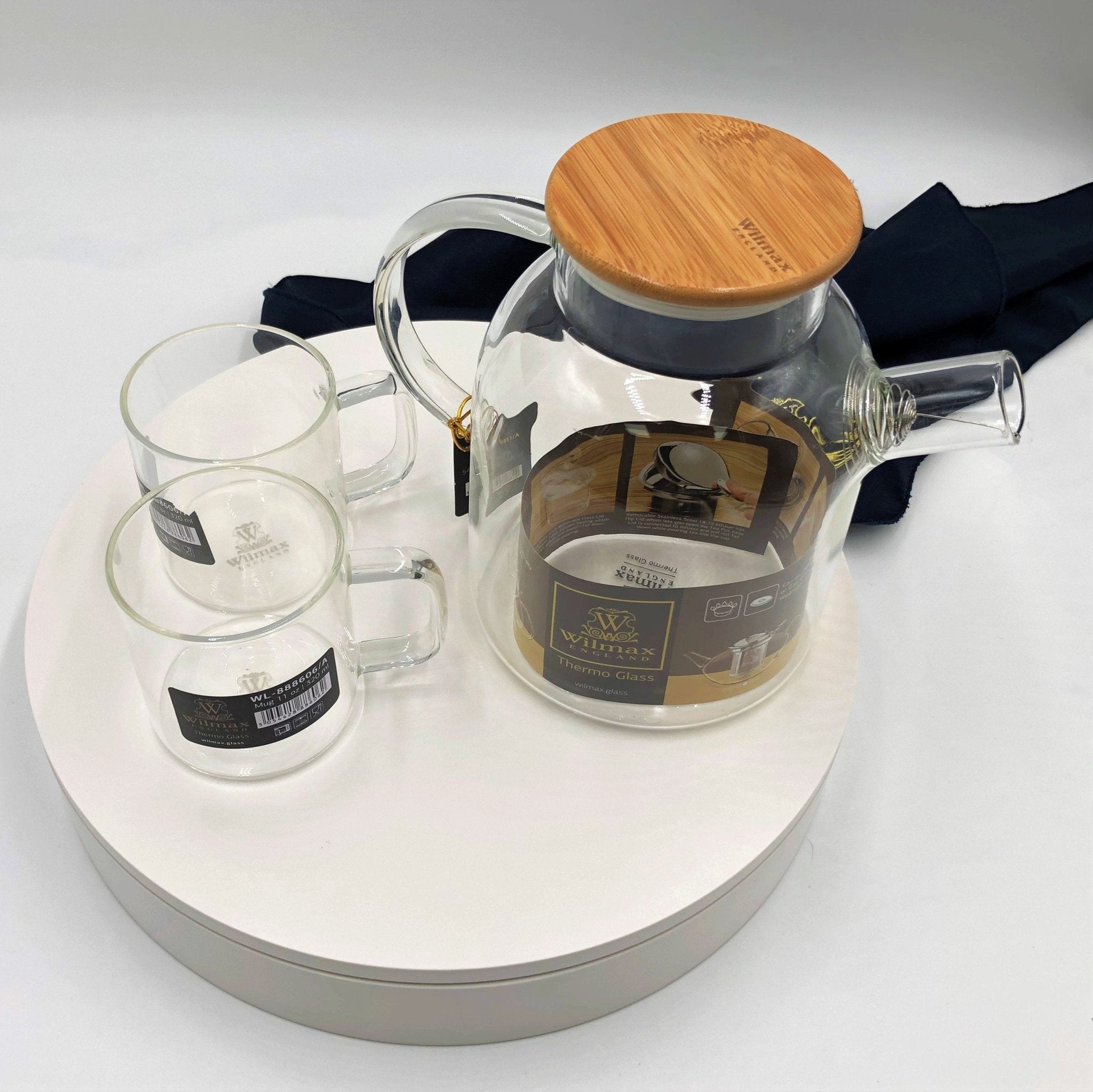 3 - Piece Thermo Glass Tea Set for Two | Zigeze