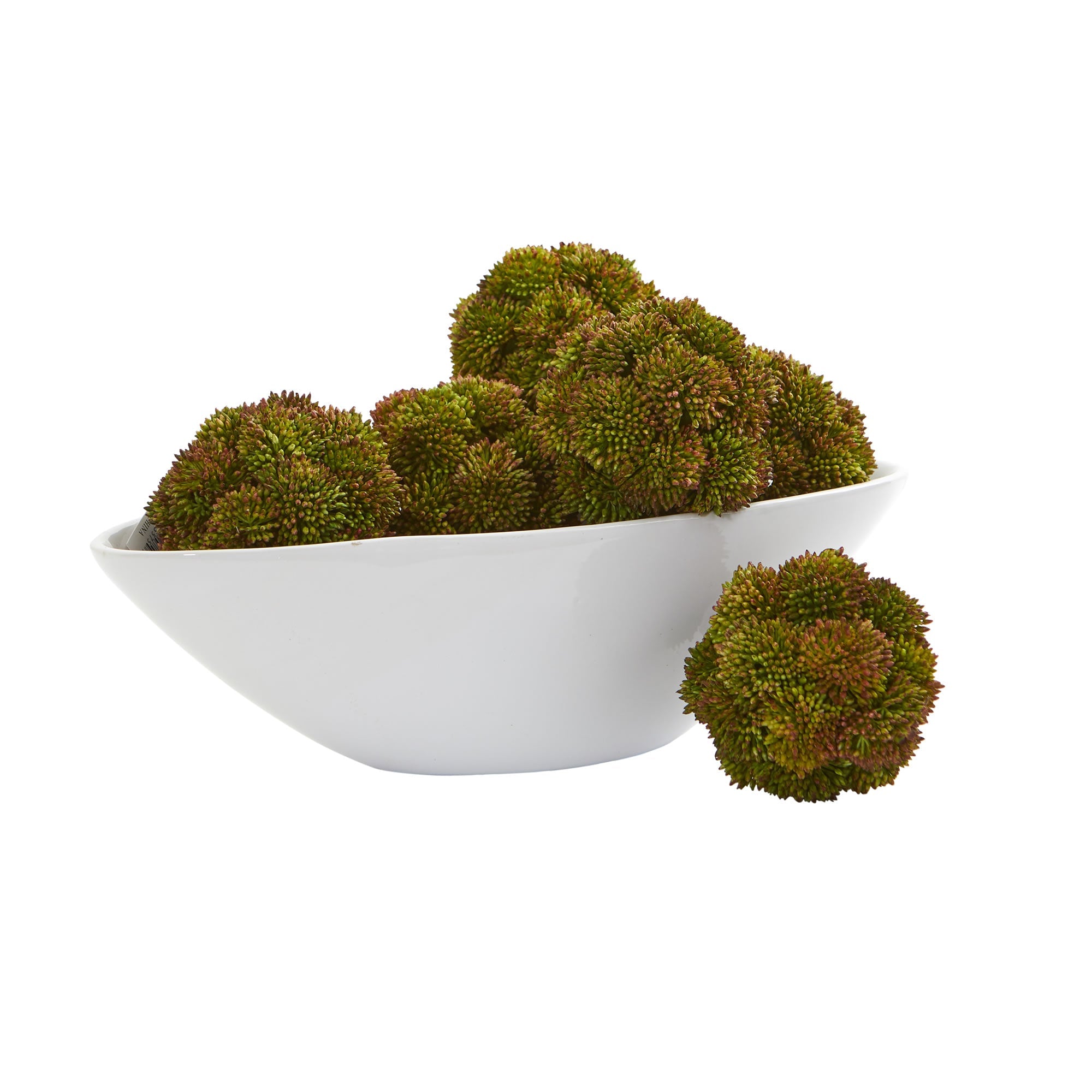 4" Sedum Artificial Succulent Artificial Spheres (Set of 6) | Zigeze