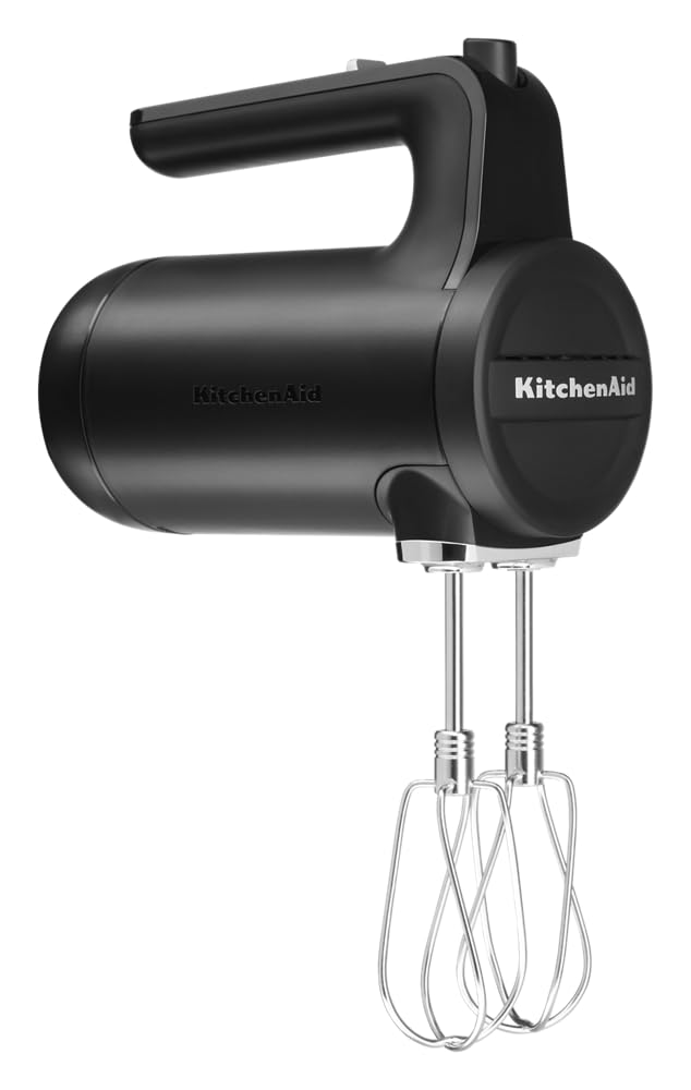 KitchenAid Cordless 7-Speed Hand Mixer, Black