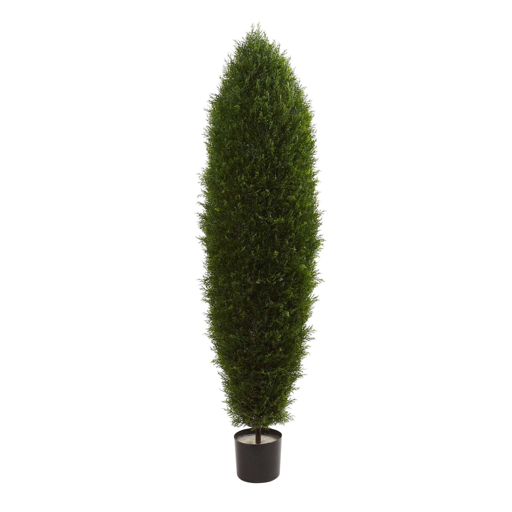 5 - Foot Artificial Cypress Tree with 1,650 Leaves | Zigeze