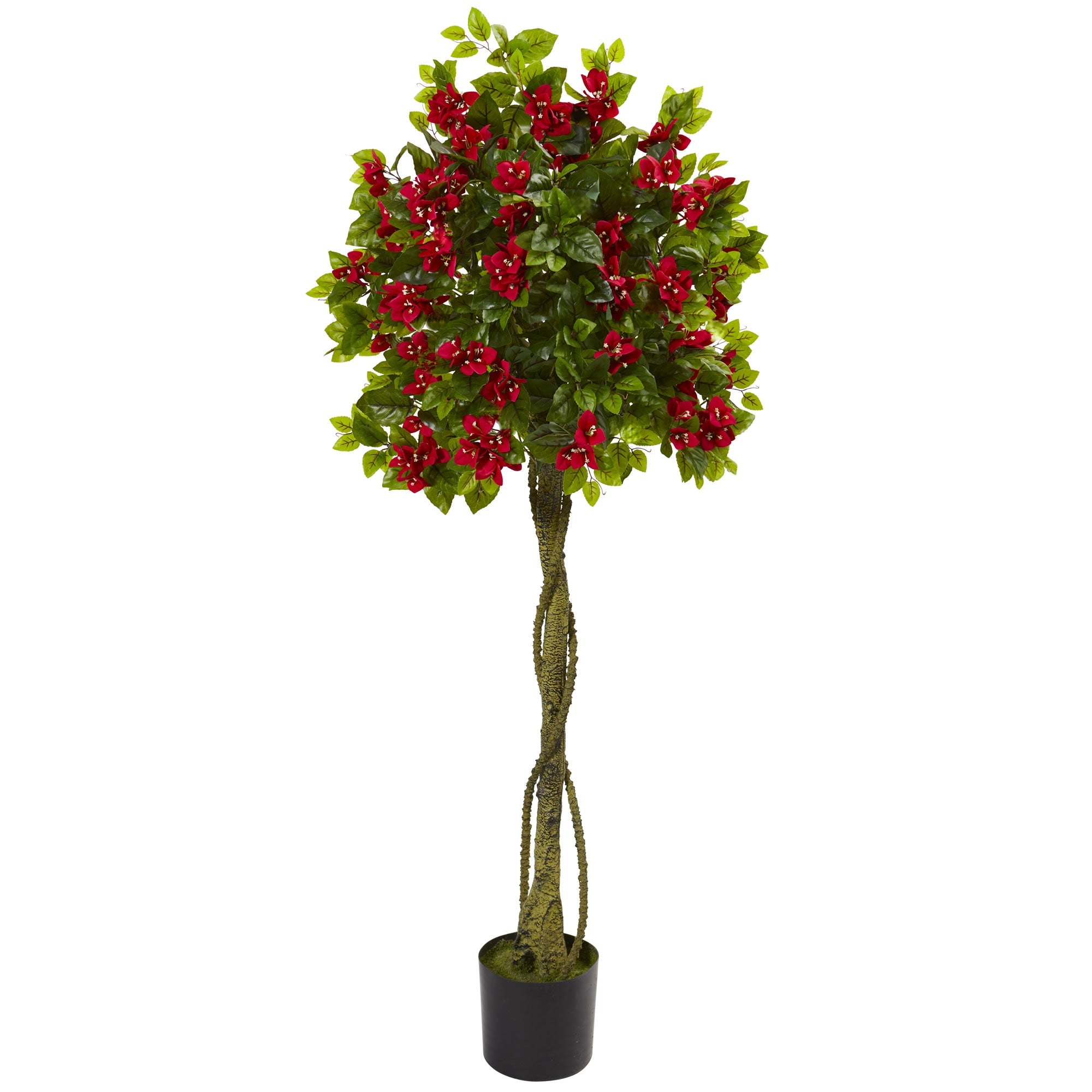 5 - Foot Bougainvillea Artificial Topiary Tree | Zigeze