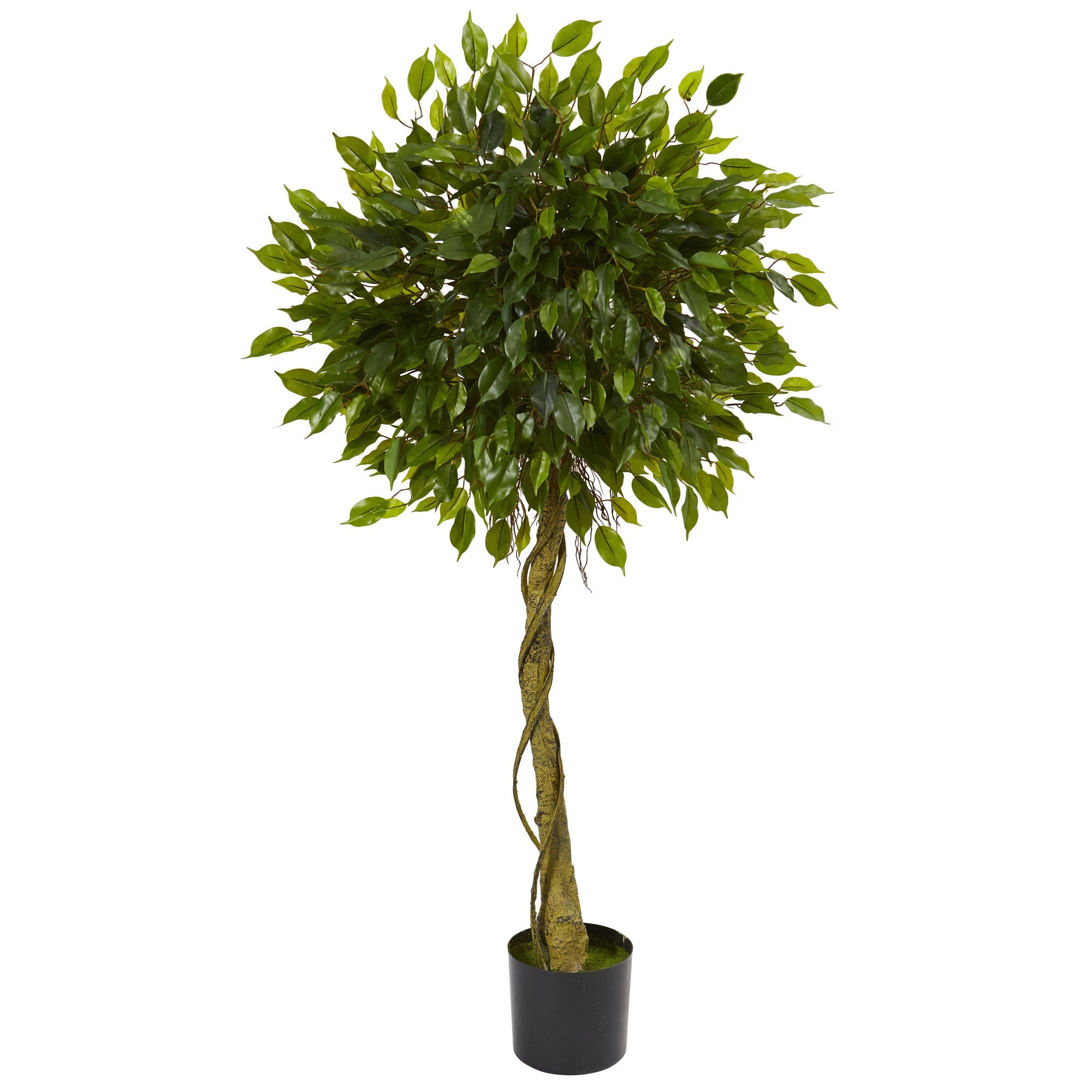 5 - Foot Ficus Artificial Topiary Indoor/Outdoor Tree | Zigeze