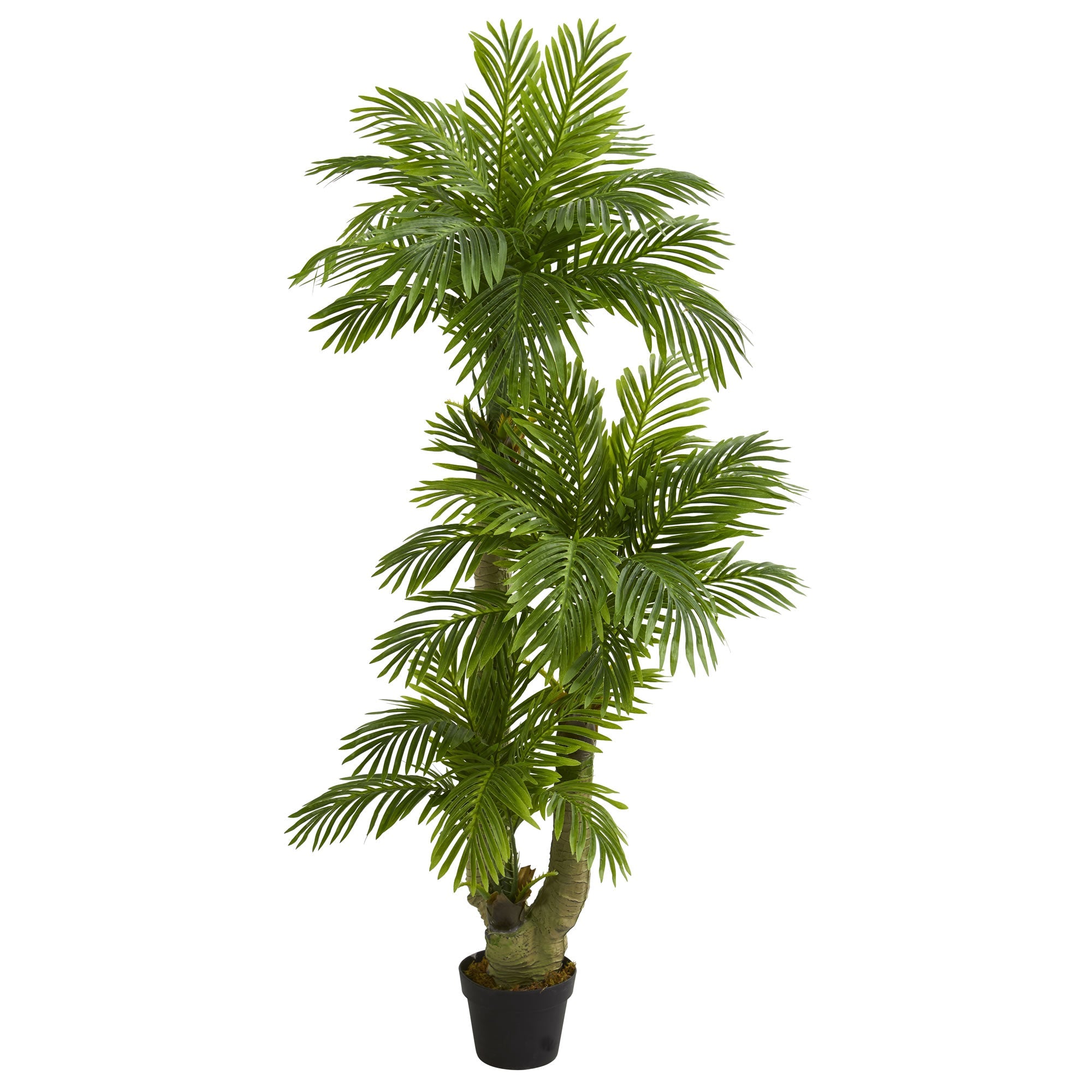 5 - Foot Triple Phoenix Palm Artificial Tree | Zigeze