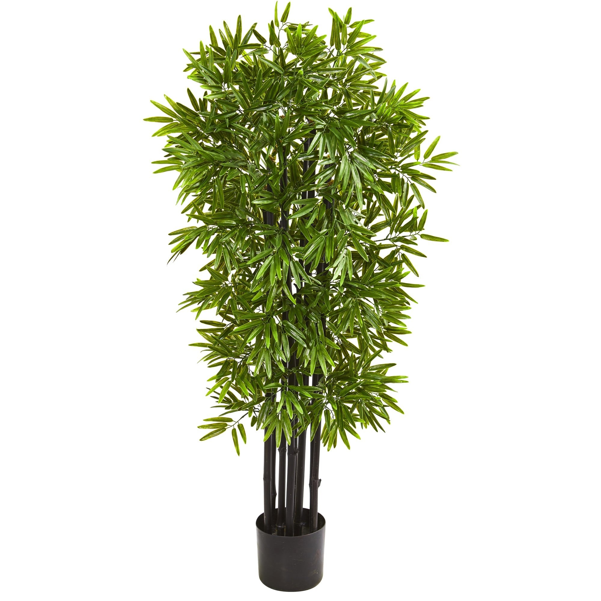 51" Bamboo Artificial Tree with Black Trunks | Zigeze