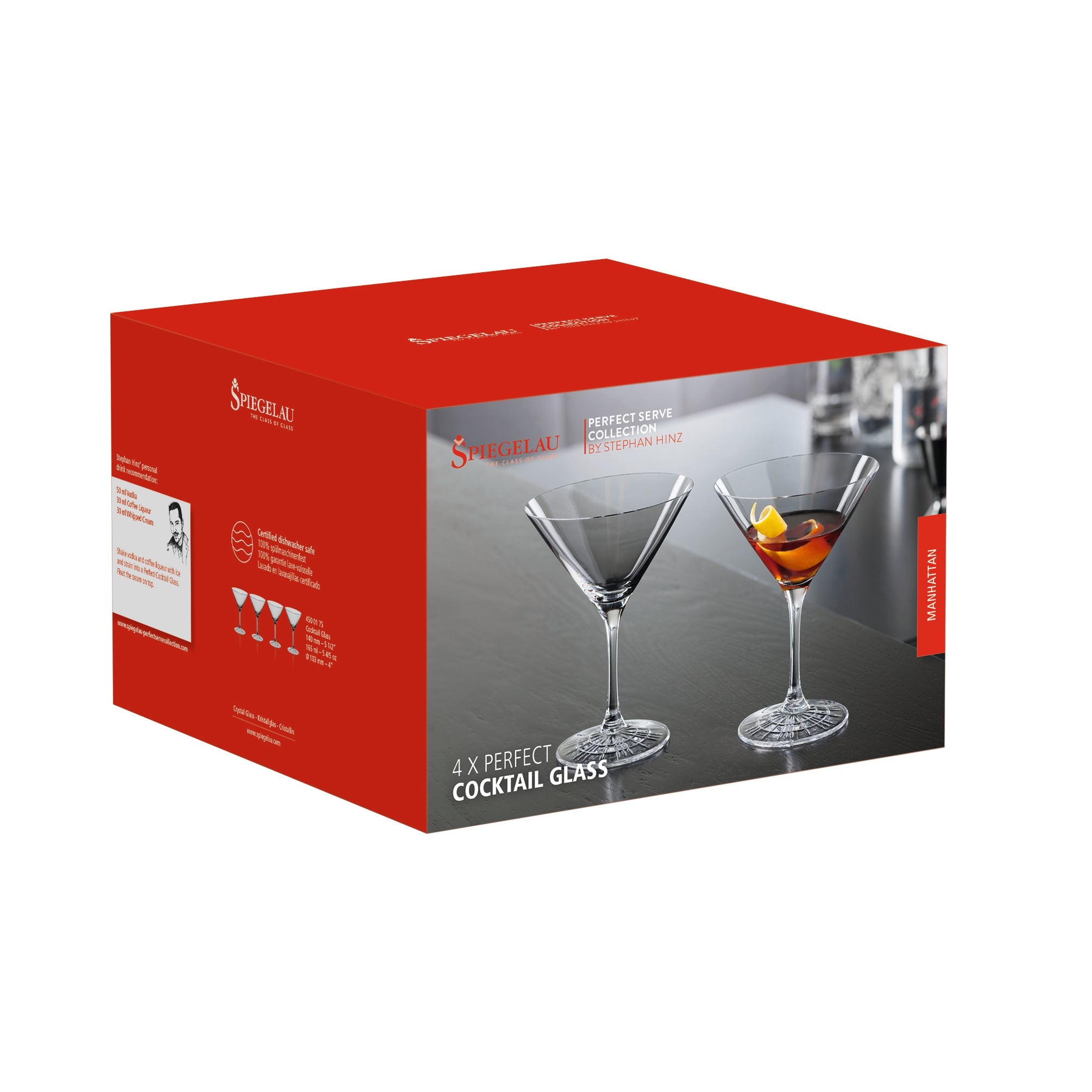 5.8 oz Perfect Cocktail Glass (Set of 4) | Zigeze