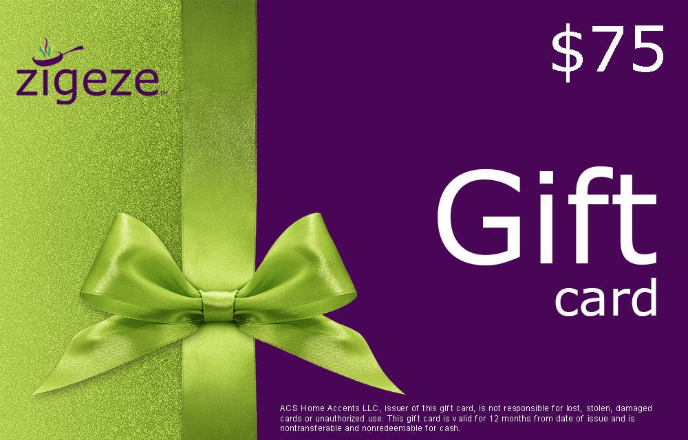 $75 Gift Cards | Zigeze