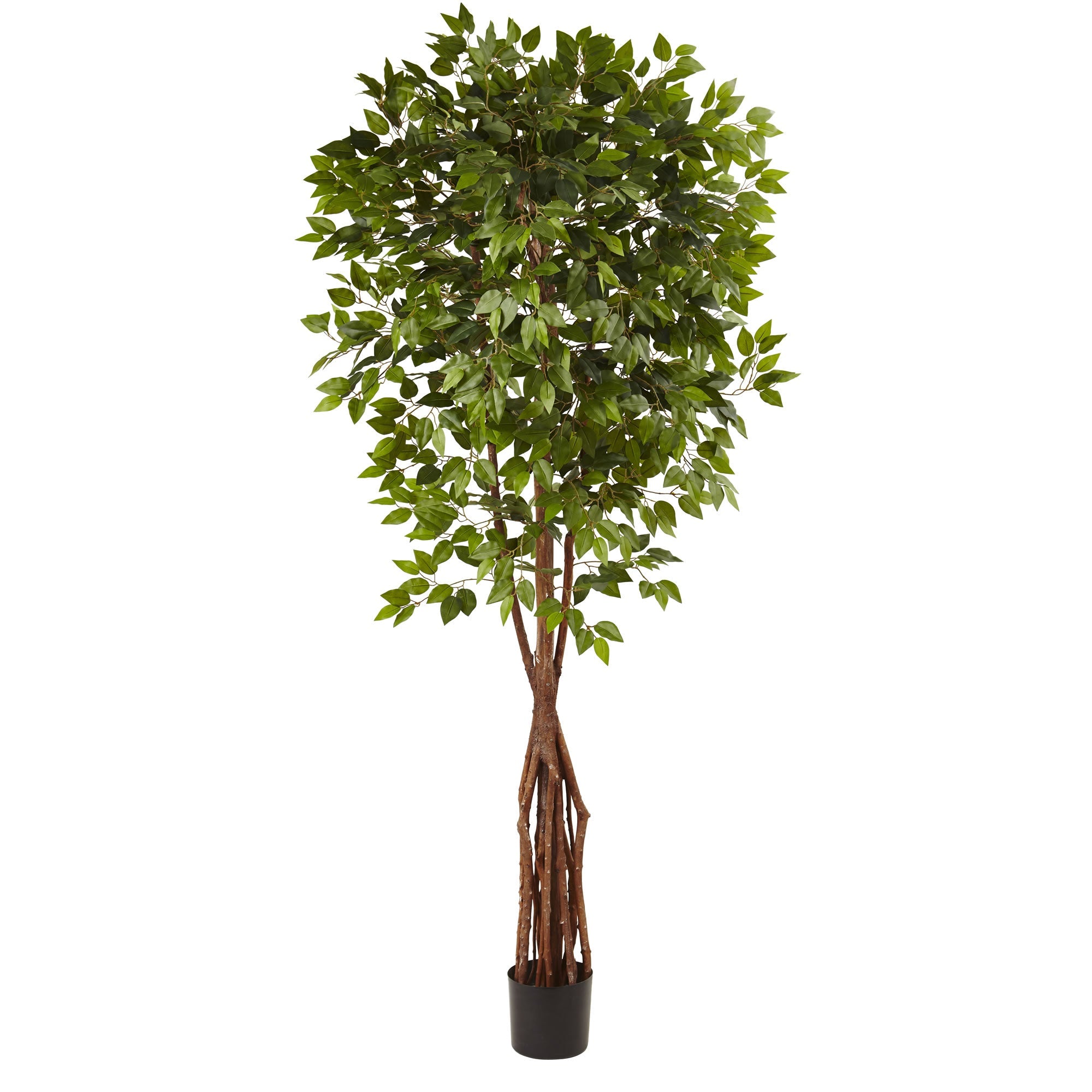 7.5' Super Deluxe Artificial Ficus Silk Tree | Zigeze