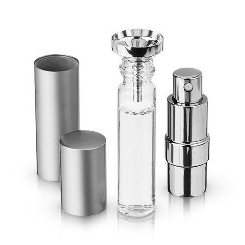 Aluminum and Glass 0.5 - Ounce Martini Atomizer | Zigeze