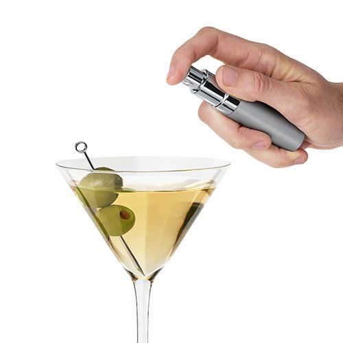 Aluminum and Glass 0.5 - Ounce Martini Atomizer | Zigeze