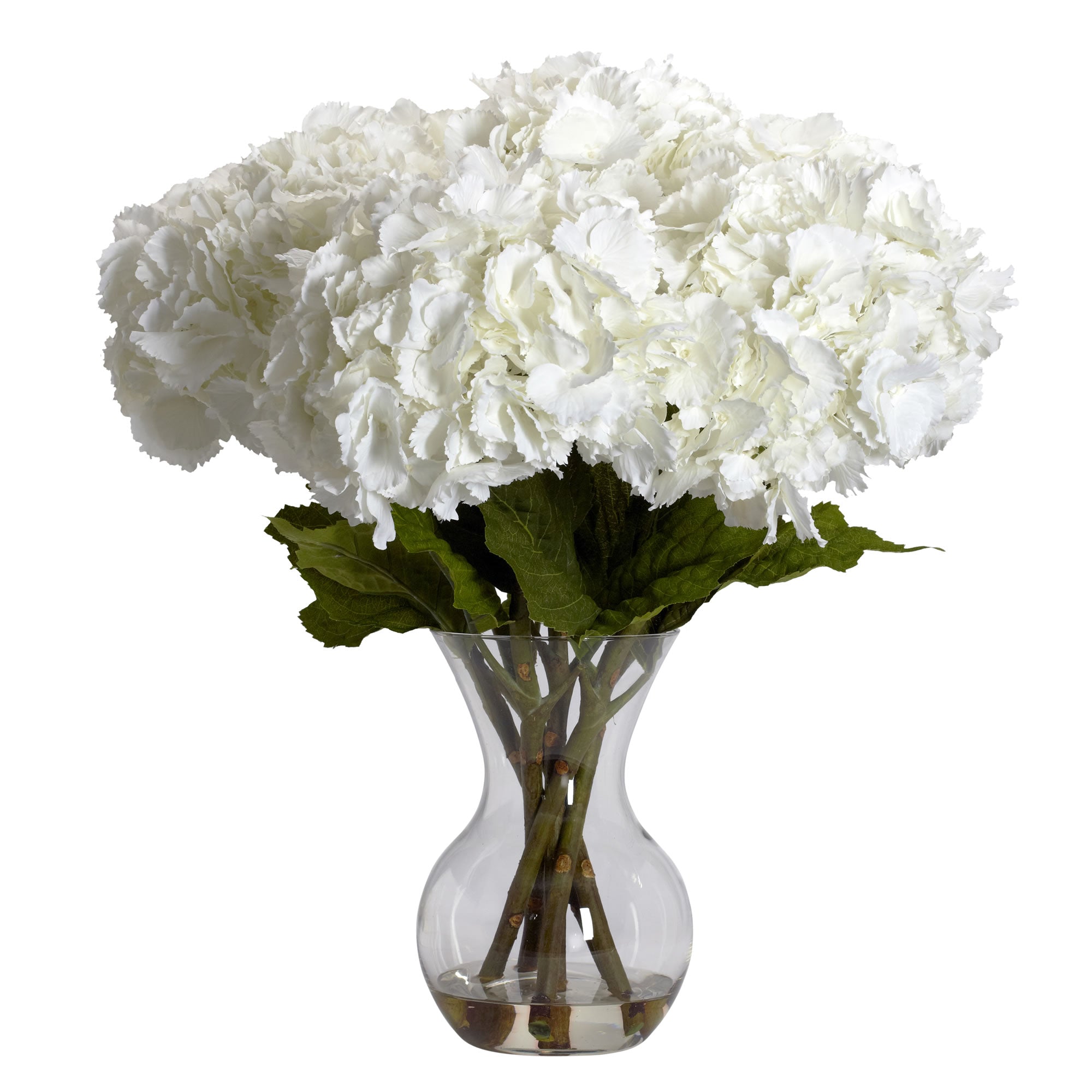 Artificial Large Hydrangea Arrangement in Vase | Zigeze