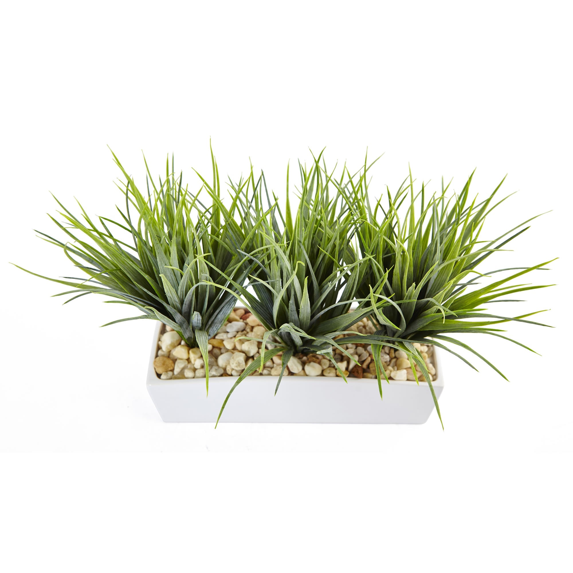 Artificial Vanilla Grass in Rectangular Planter | Zigeze