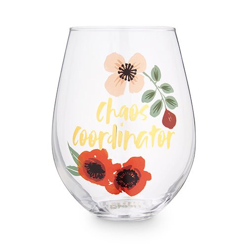 Chaos Coordinator 30 oz Stemless Wine Glass | Zigeze