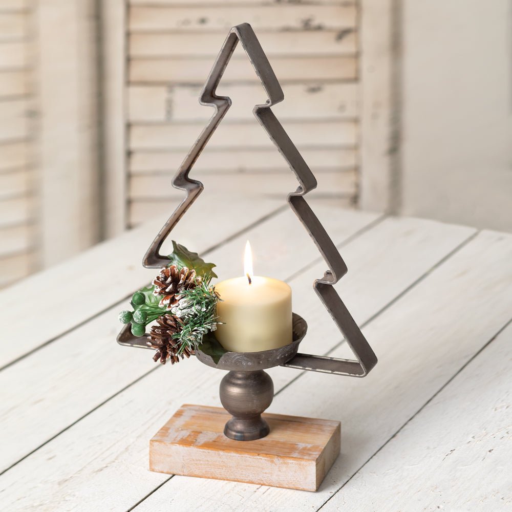 Christmas Tree Candle Holder | Zigeze