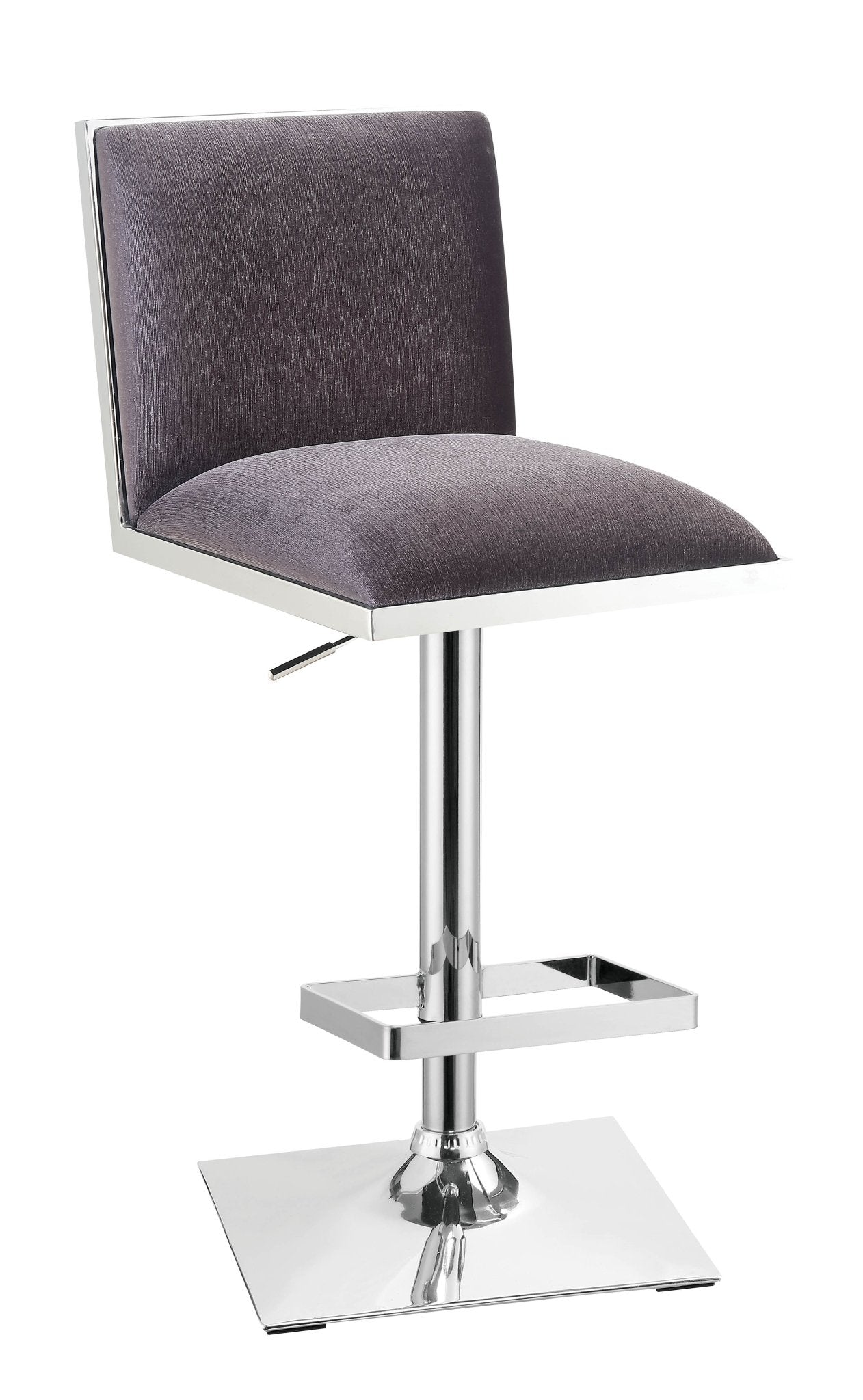 Contemporary Bar Stool in Gray | Zigeze