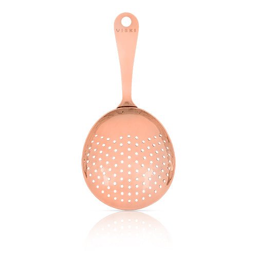 Copper Plated Professional - Grade Julep Strainer | Zigeze