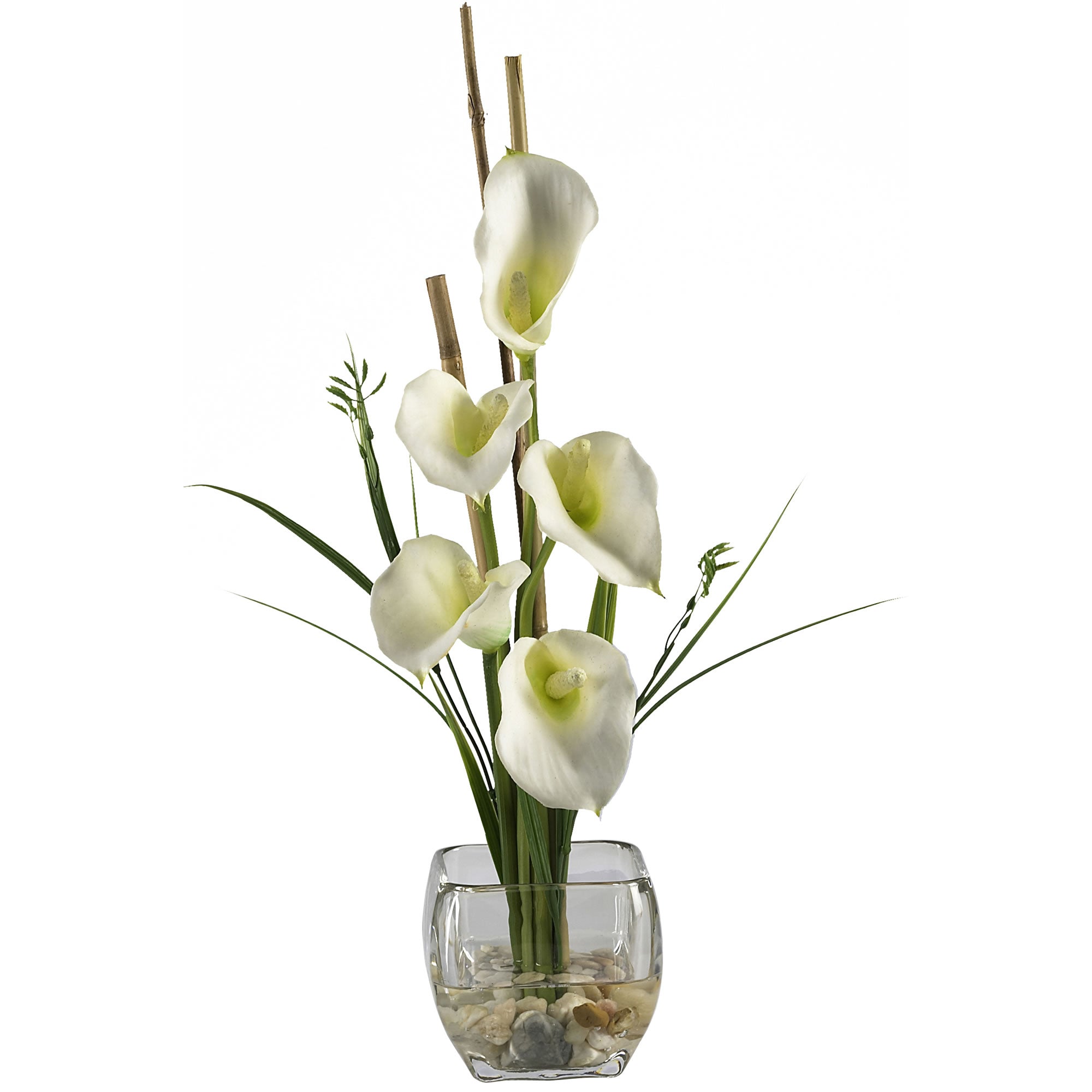 Cream Calla Lily Artificial Flower Arrangement | Zigeze