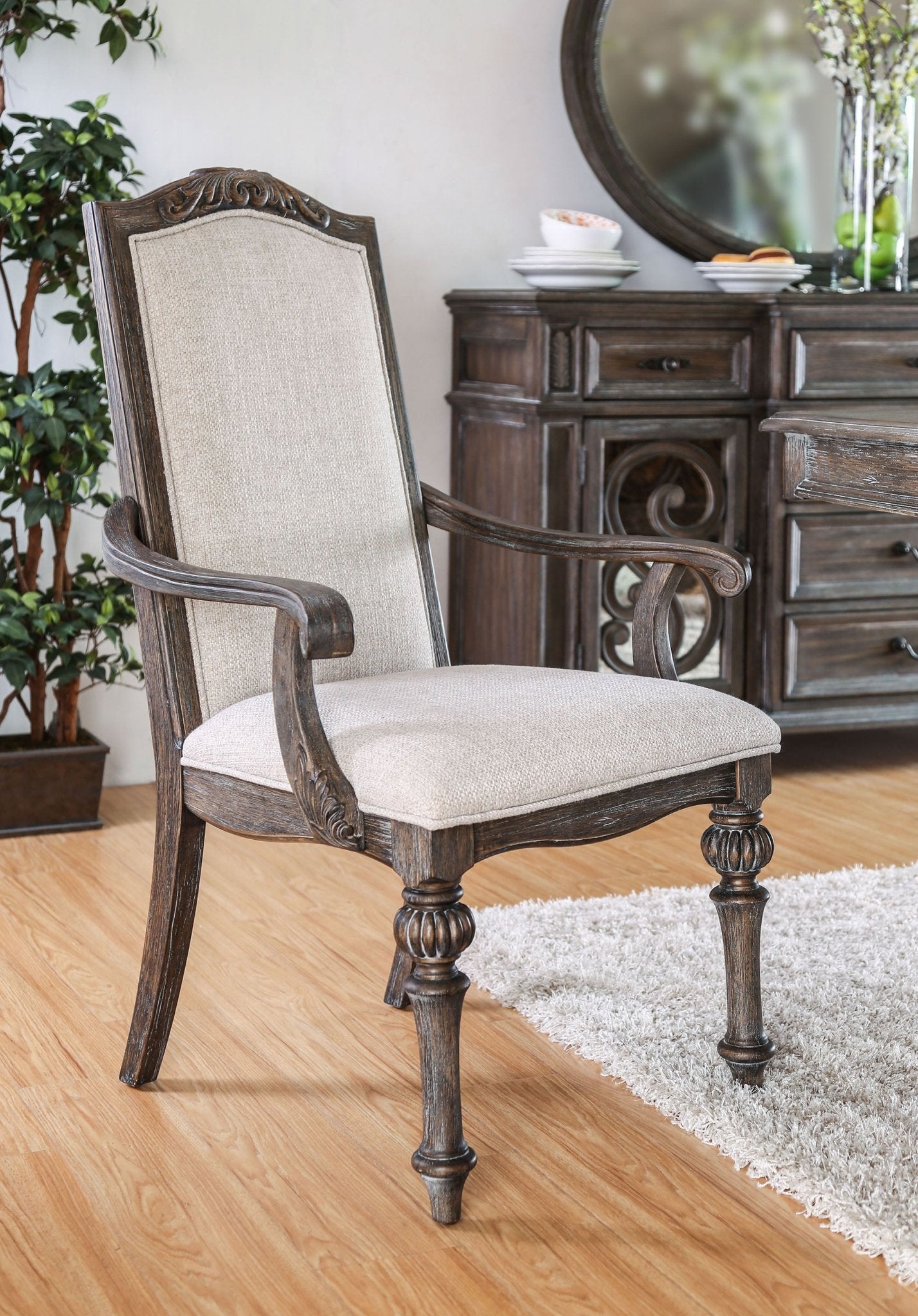 Dana Rustic Accent Armchair | Zigeze