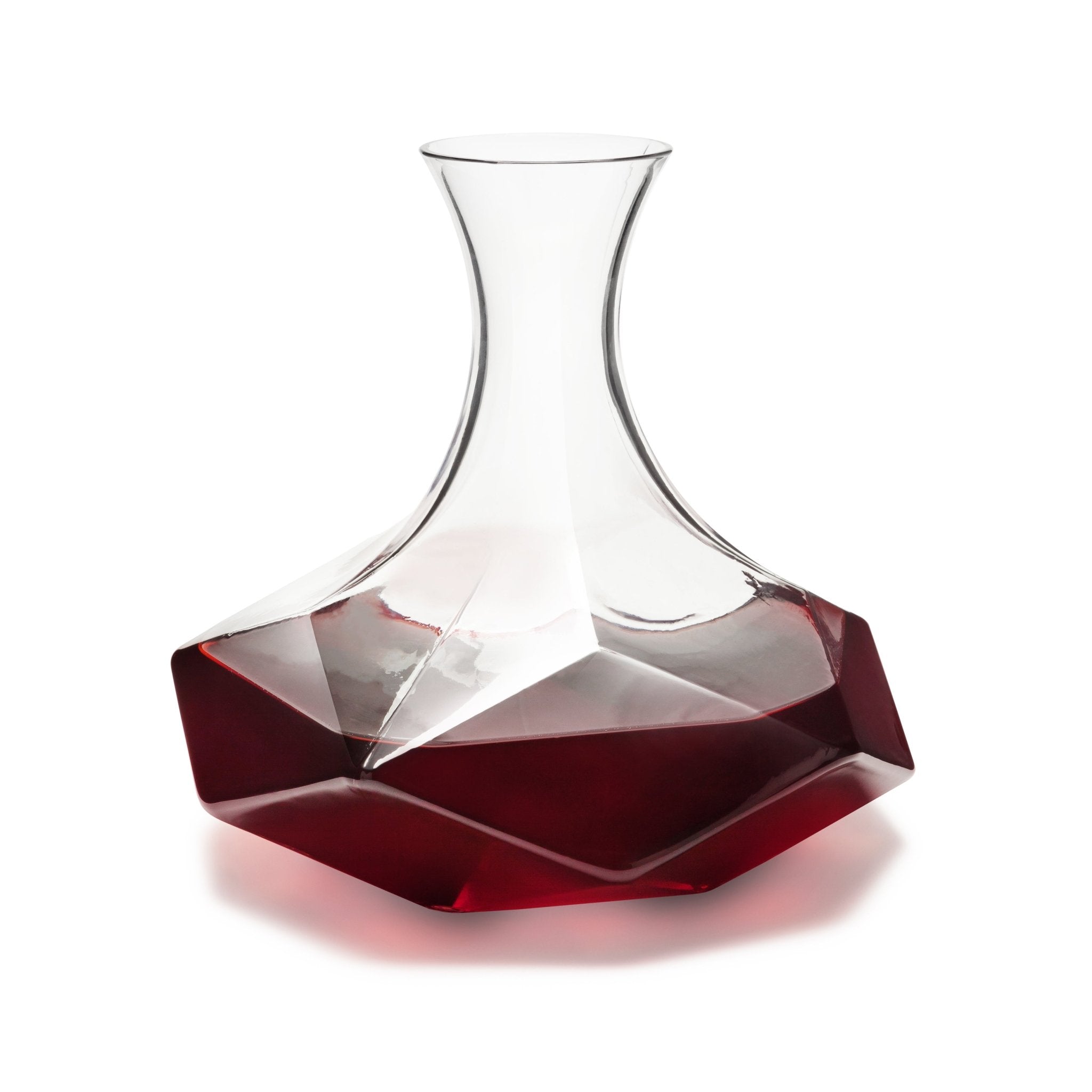 Faceted Crystal Wine 64 - Ounce Decanter | Zigeze