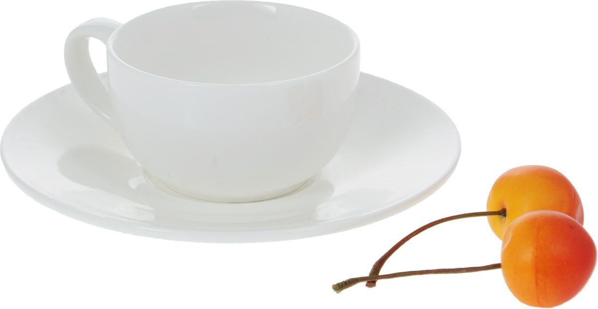 Fine Porcelain Cup and Saucer, Set of 6 | Zigeze