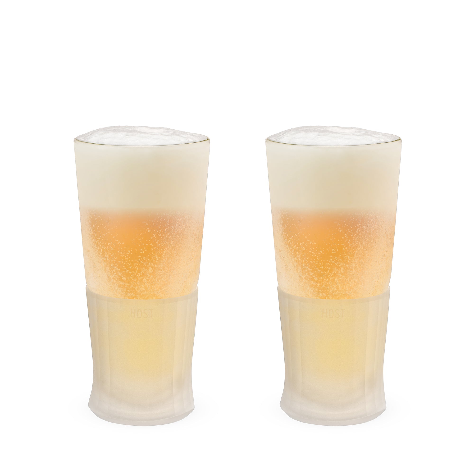 Glass Freeze, Cooling Beer Glass (Set of 2) | Zigeze