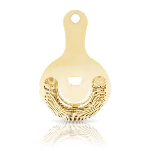 Gold Plated Hawthorne Strainer with Removable Spring | Zigeze