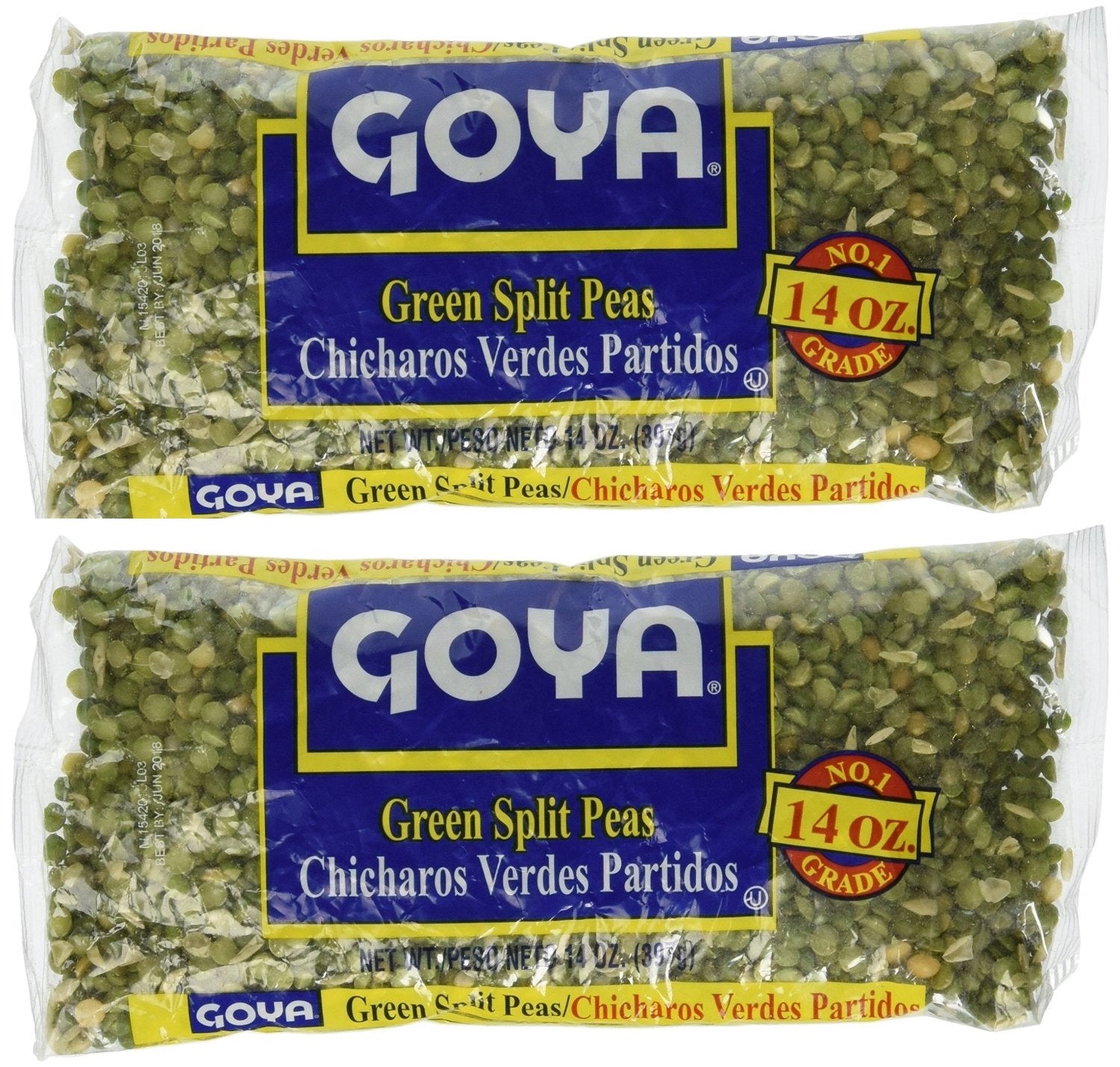 Goya Dried Green Split Peas, 14 Oz. | Zigeze