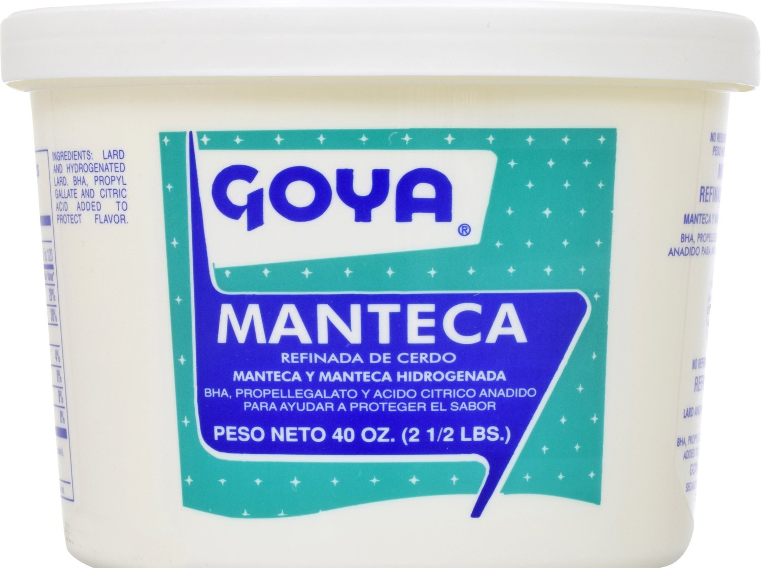 Goya Manteca Refined Lard | Zigeze