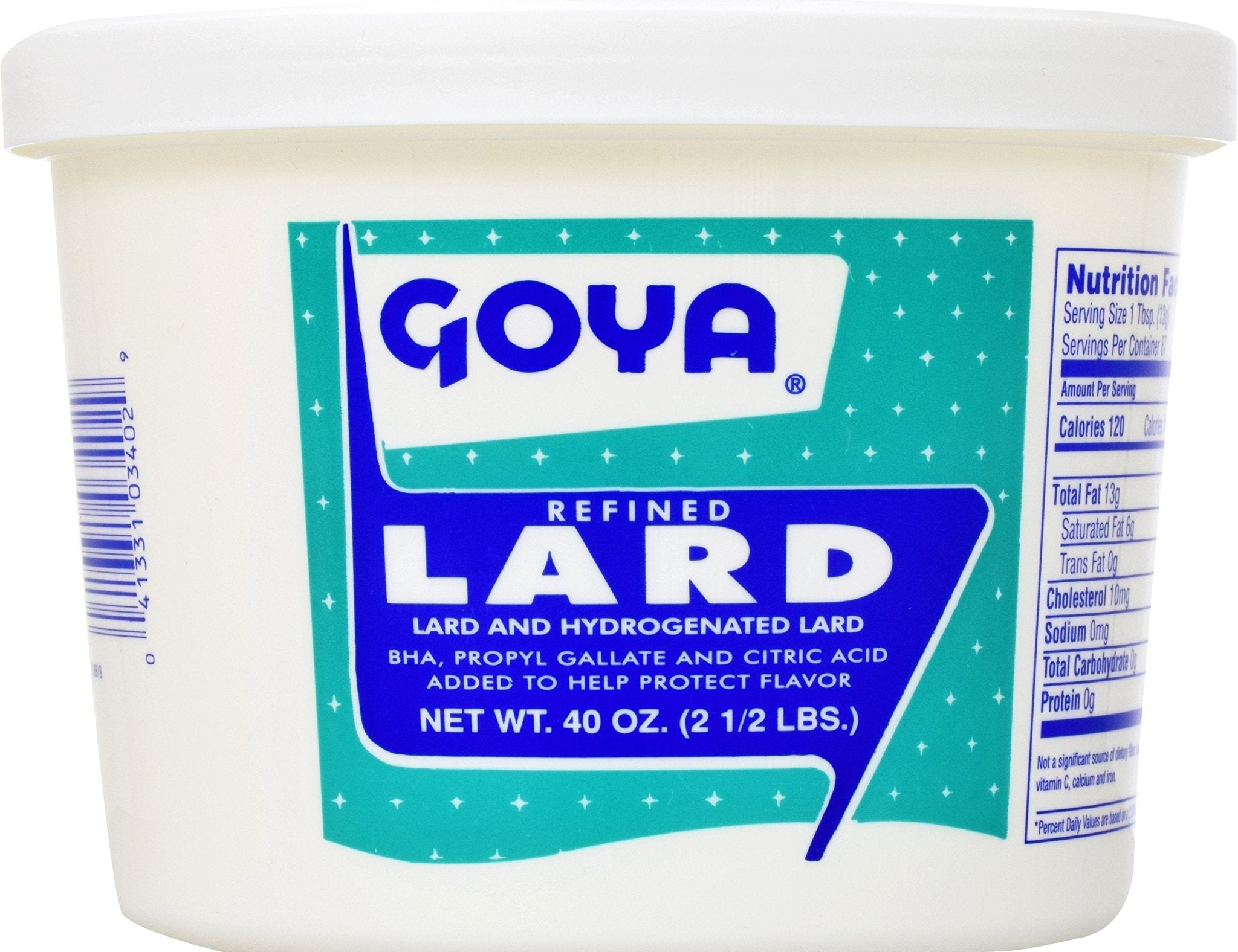 Goya Manteca Refined Lard | Zigeze