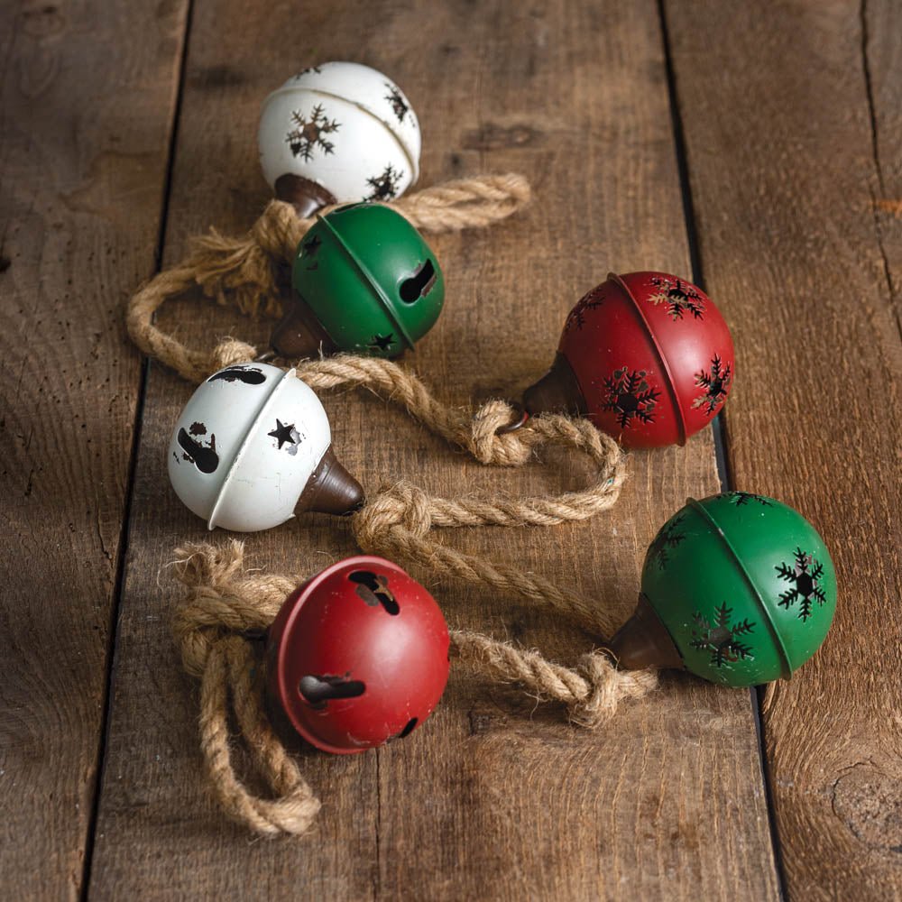 Holiday Bells and Jute Garland | Zigeze