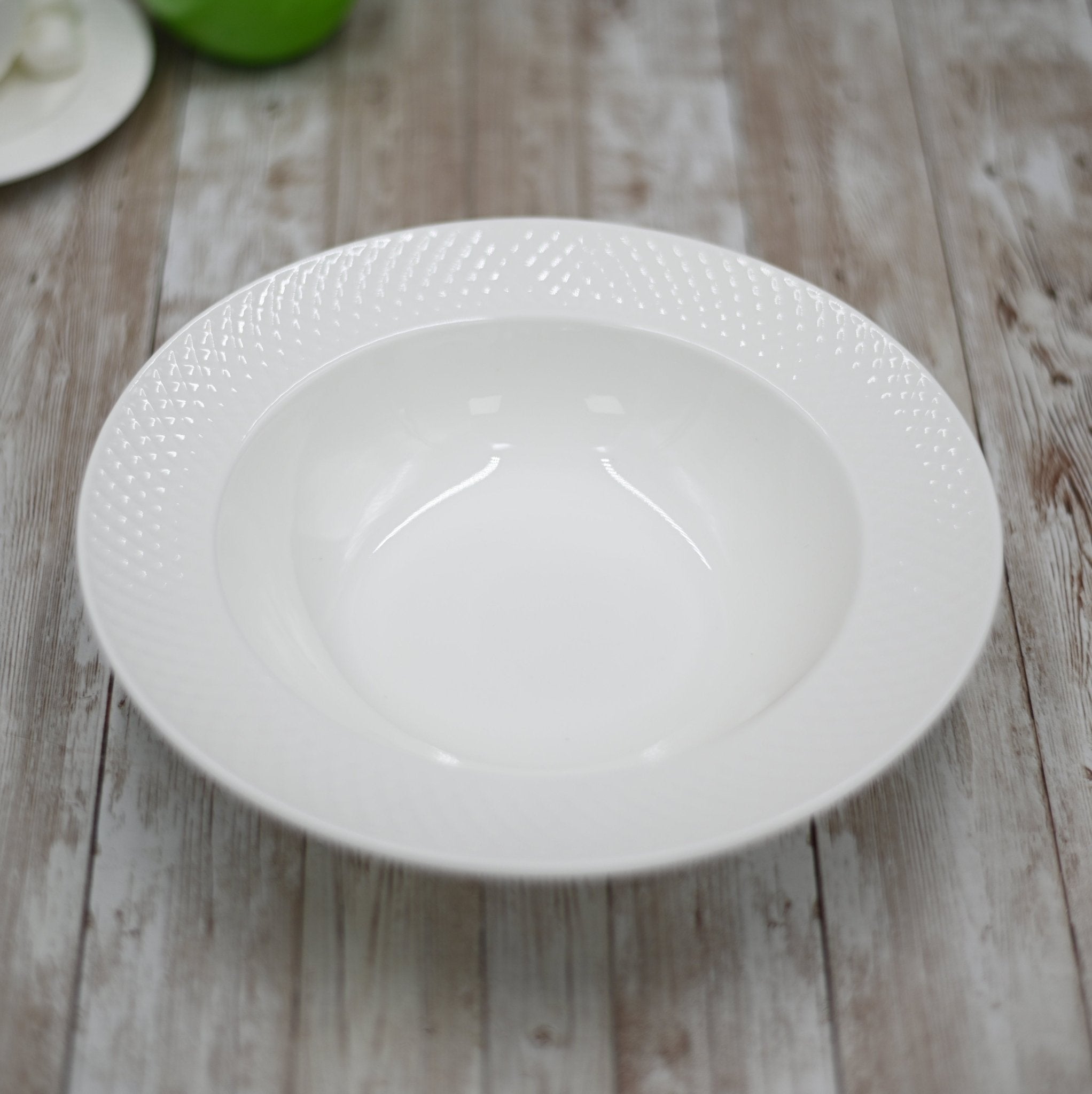 Julia Porcelain Deep Plates/Bowls (Set of 6) | Zigeze