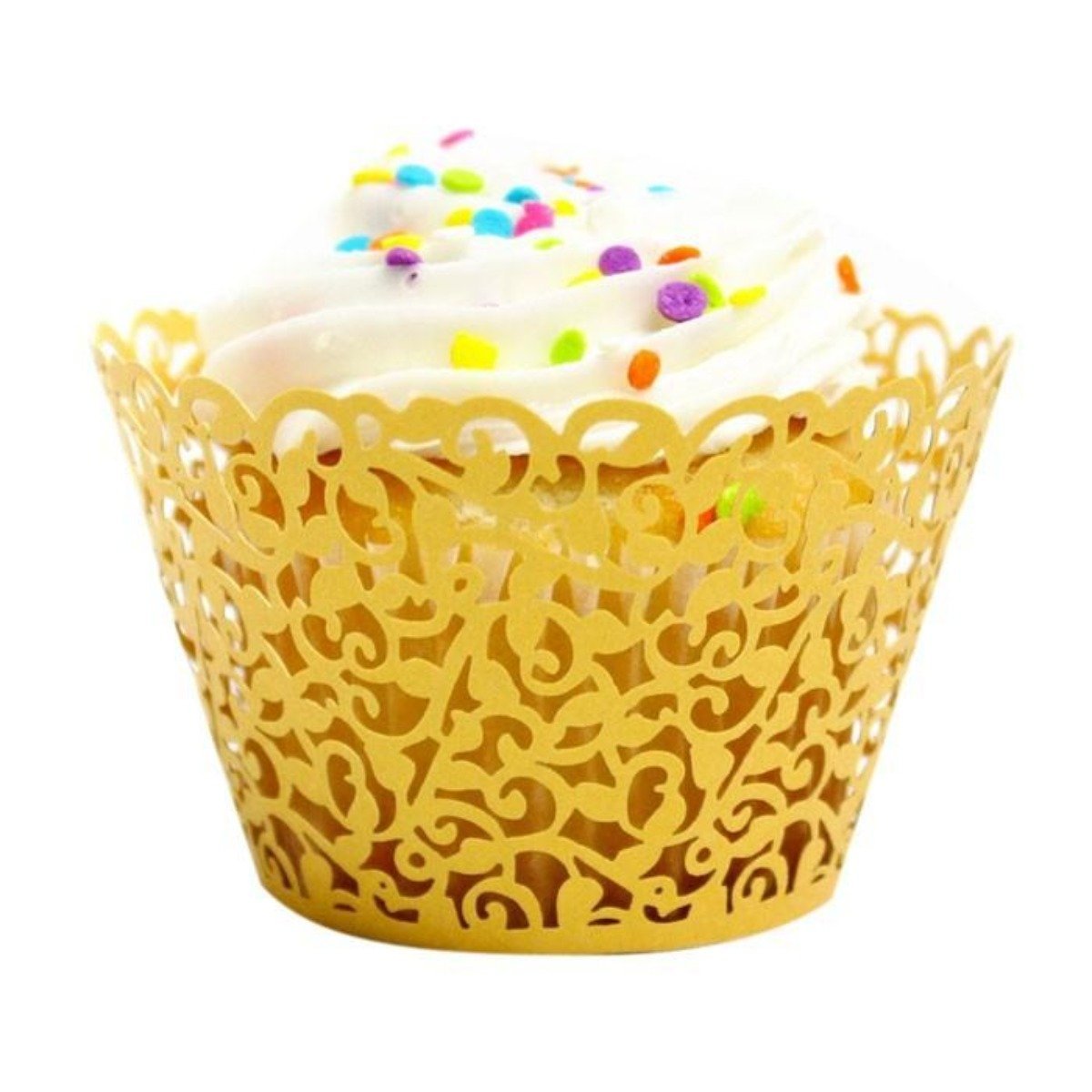 Laser - Cut Designer Cupcake Wrappers | Zigeze