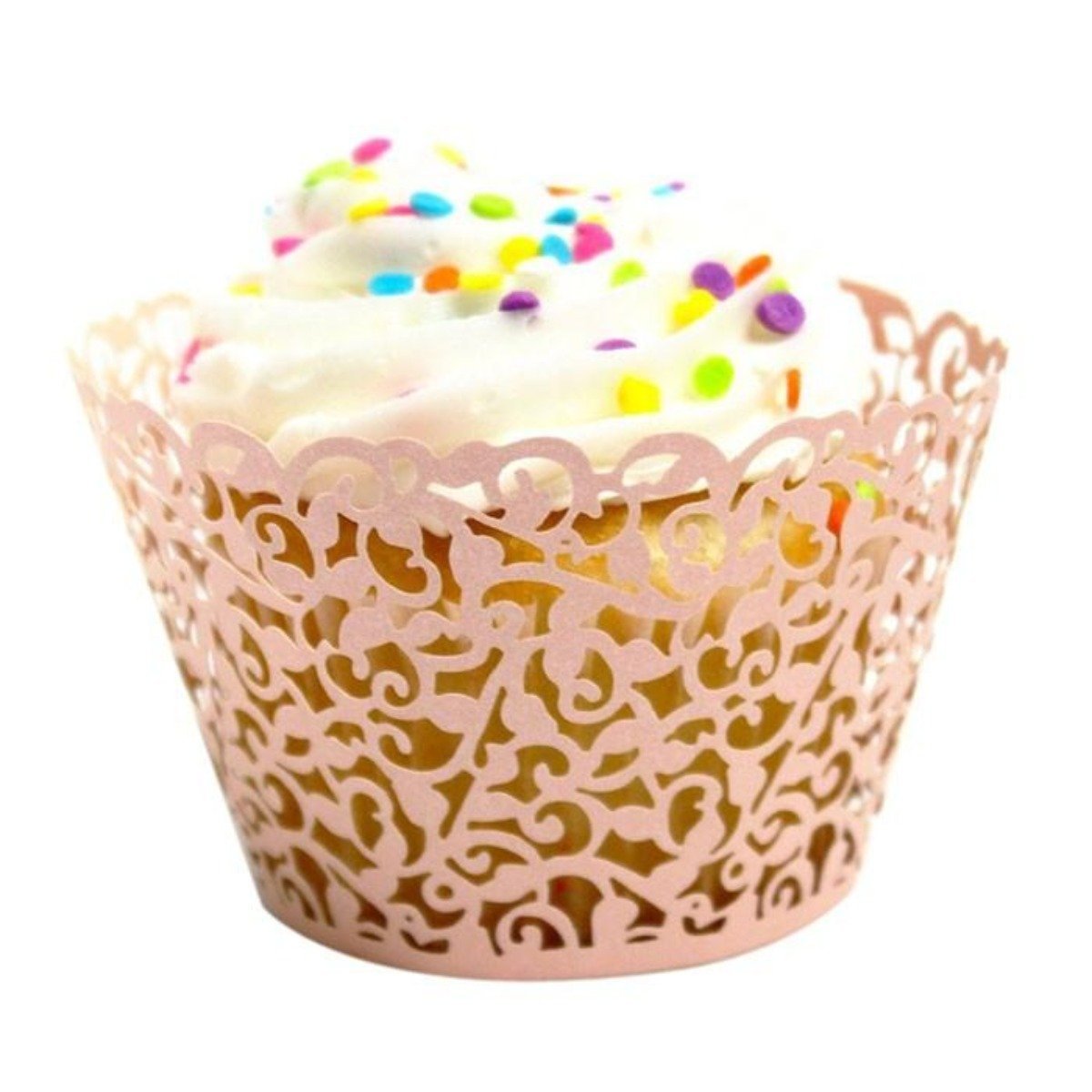 Laser - Cut Designer Cupcake Wrappers | Zigeze