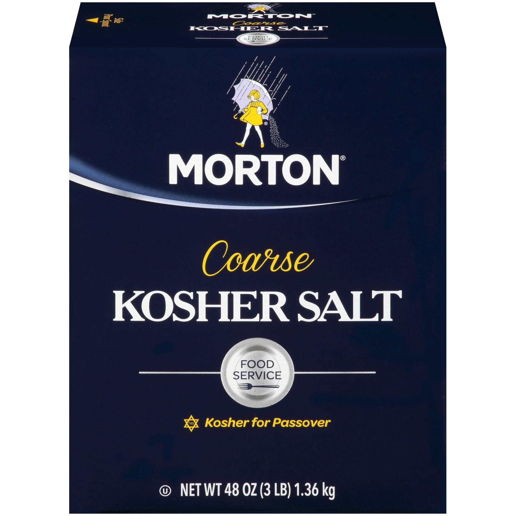 Morton Coarse Kosher Salt, Kosher Certified | Zigeze