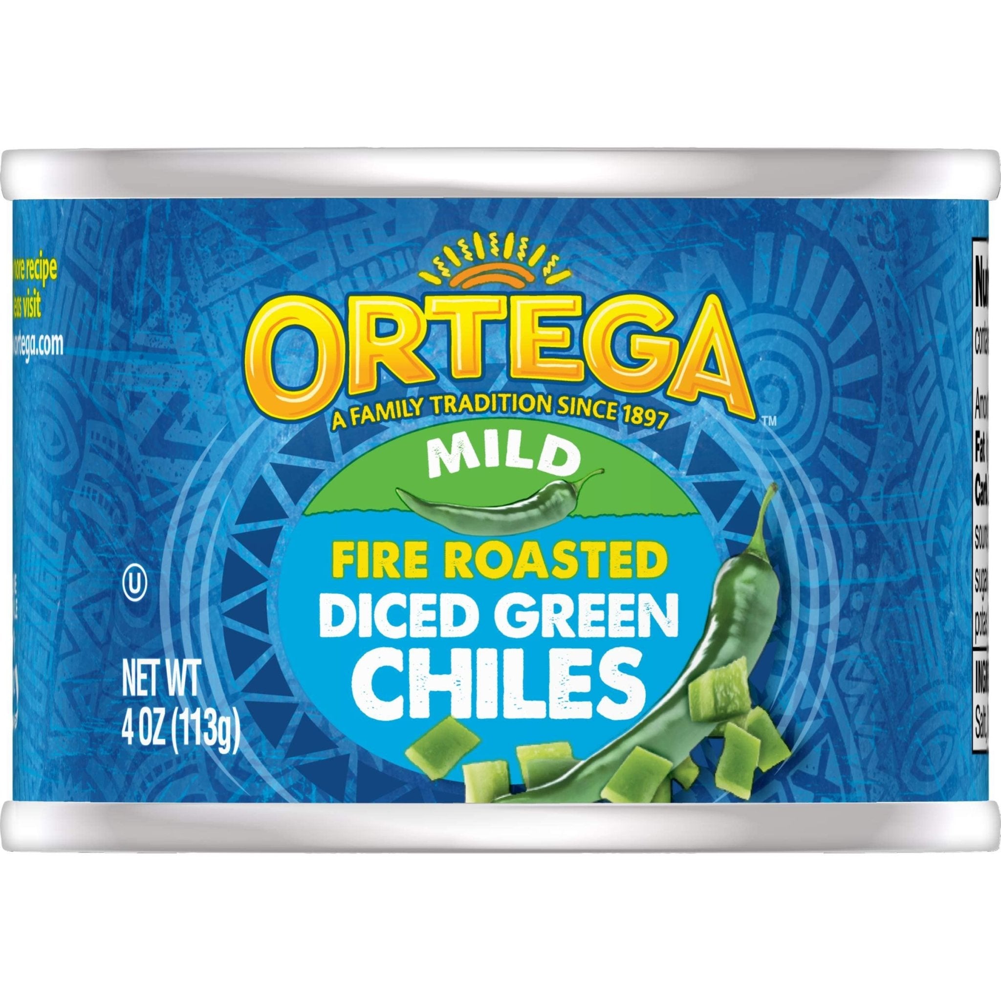 Ortega Fire Roasted Diced Green Chiles, Mild | Zigeze