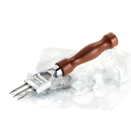 Polished Beech Wood Three Pronged Ice Pick | Zigeze