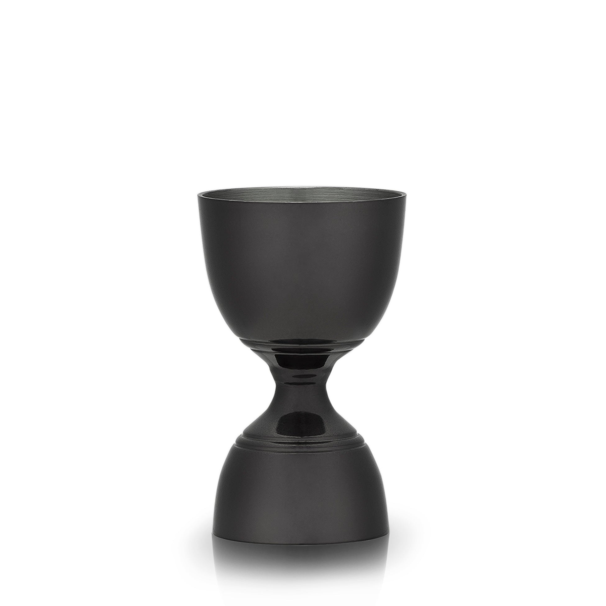 Polished Black Plated Canterbury 2 - Ounce Jigger | Zigeze