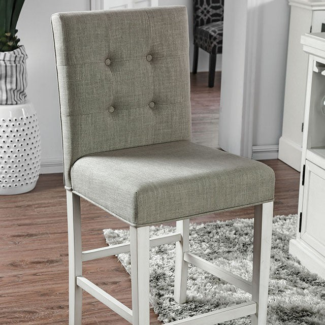 Pub Chair (Set of 2) in Antique White | Zigeze