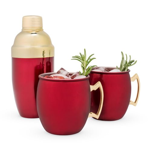 Red Mule Mug & Cocktail Shaker Gift Set | Zigeze