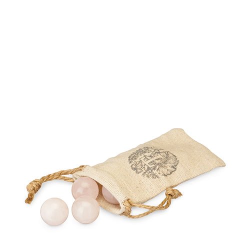 Rose Quartz Wine Gems, Set of 6 with Pouch | Zigeze