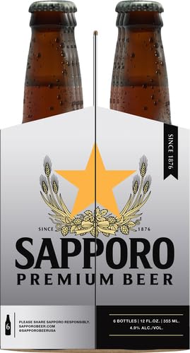 Sapporo Pale Ale, 6 pk, 12 oz bottles | Zigeze