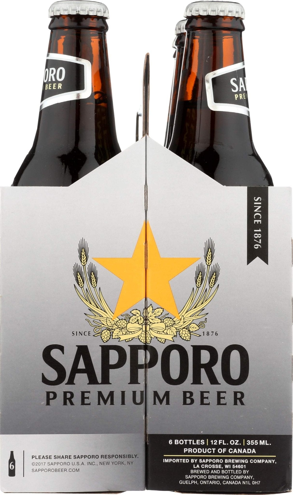 Sapporo Pale Ale, 6 pk, 12 oz bottles | Zigeze