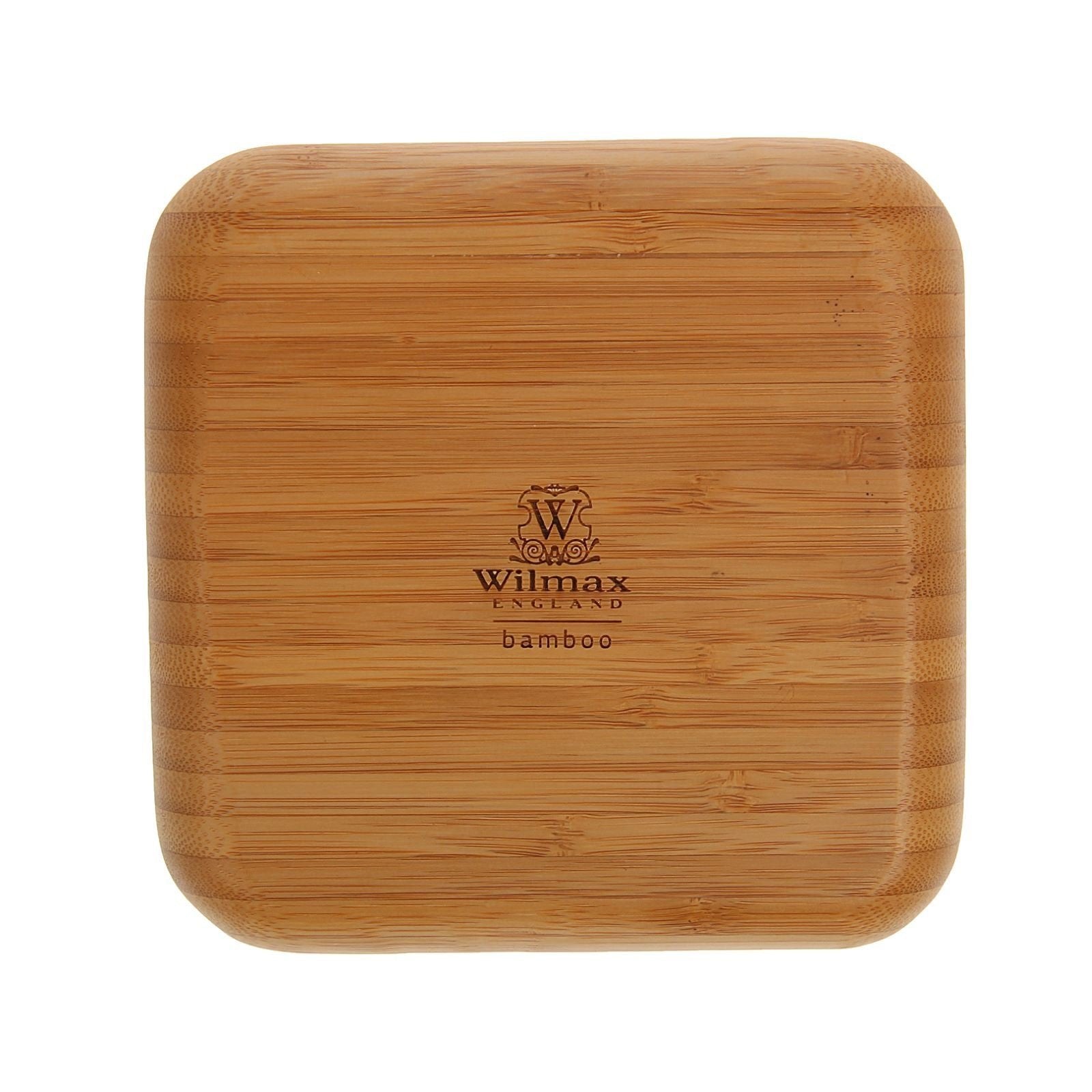 Set of 12 Natural Bamboo Plates 6" x 6" | Zigeze