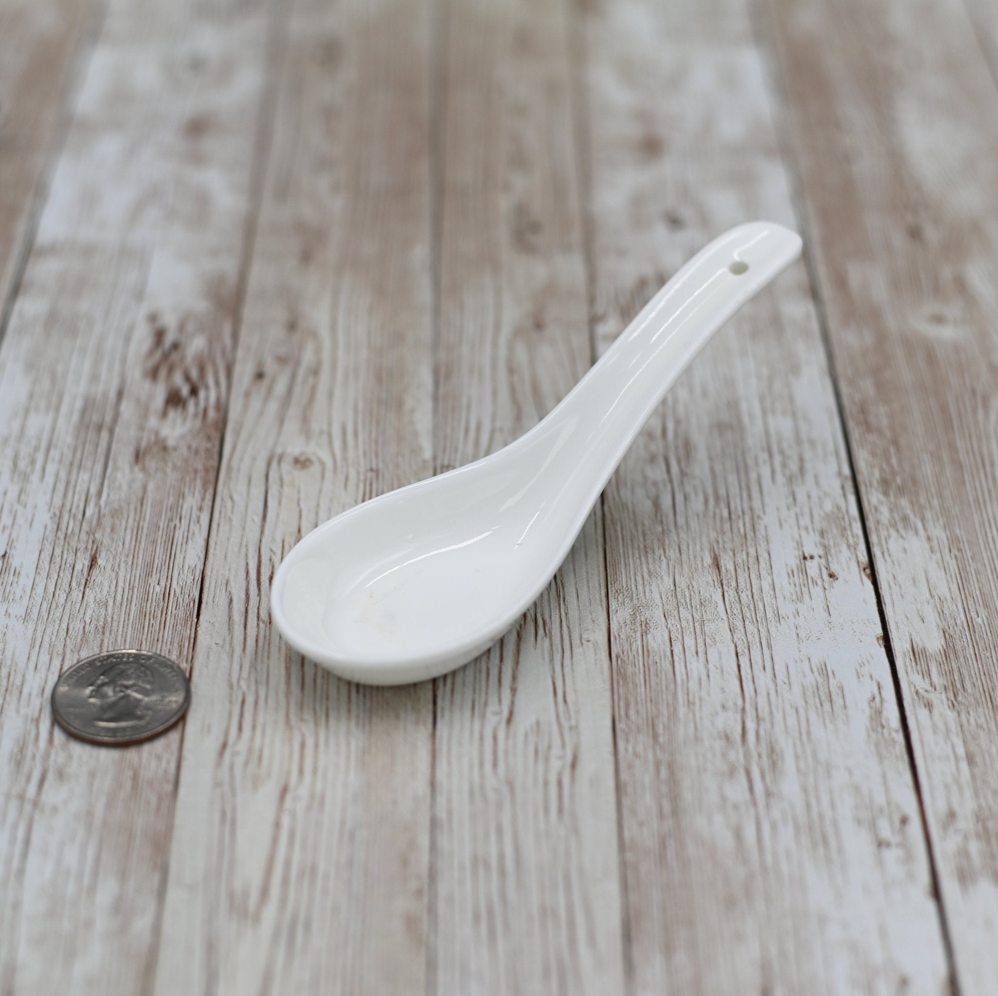 Set of 24 Fine Porcelain 5.5" Spoons | Zigeze