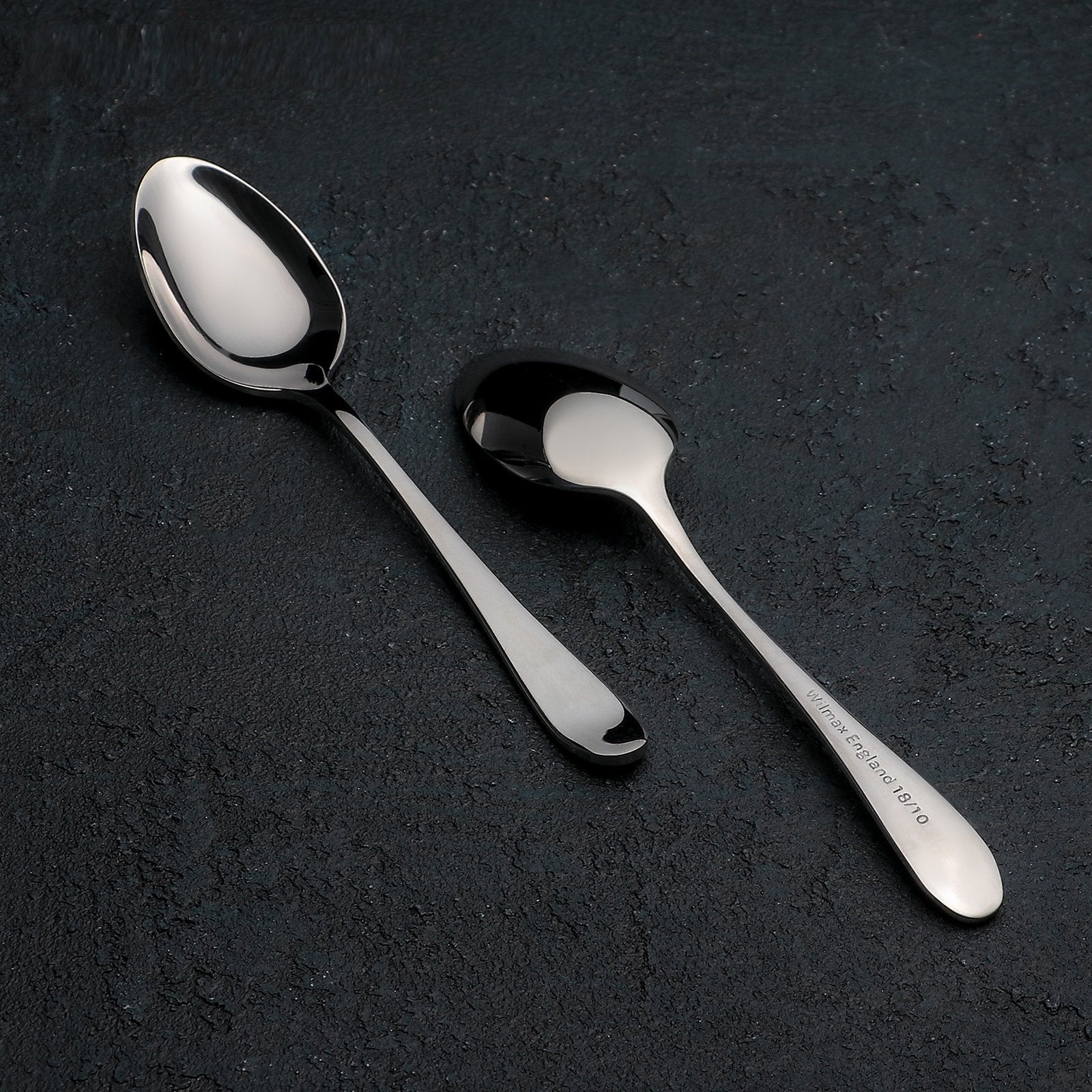 Set of 24 High Polish Stainless Steel 6" Teaspoons | Zigeze