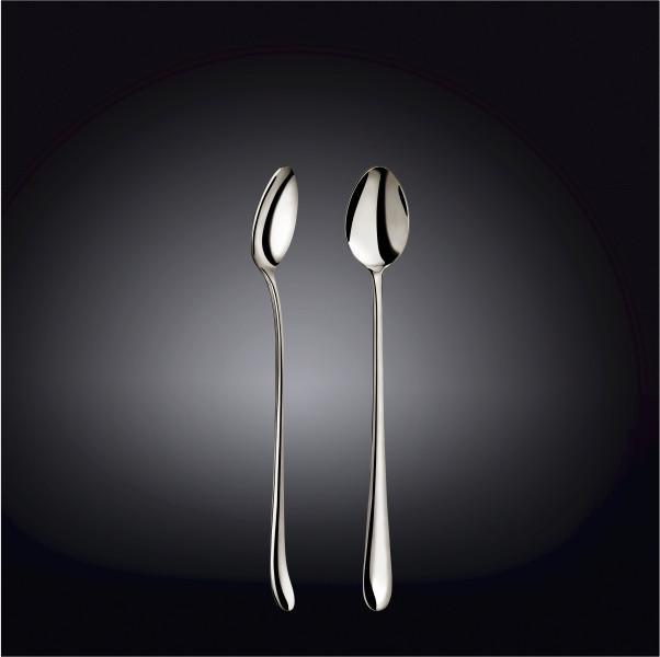 Set of 24 High Polish Stainless Steel Long Drink Spoons | Zigeze