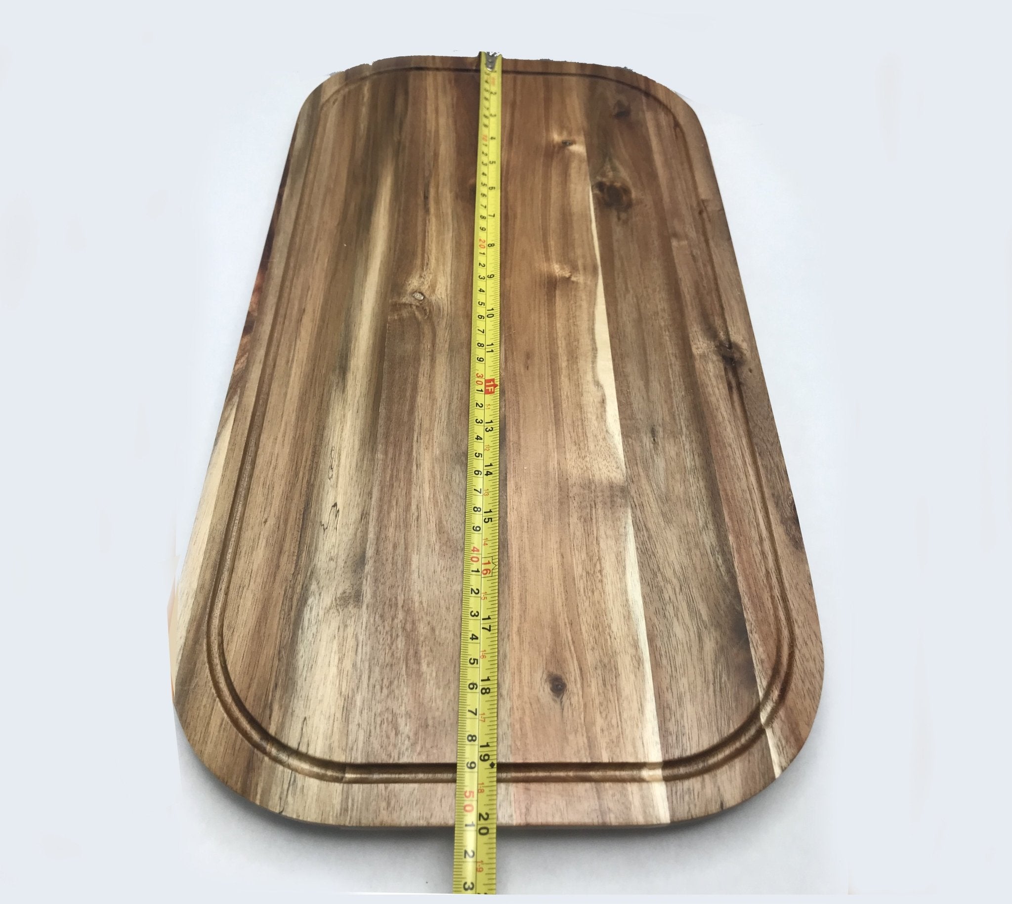 Set of 3 Acacia 20" Rounded Serving Boards | Zigeze