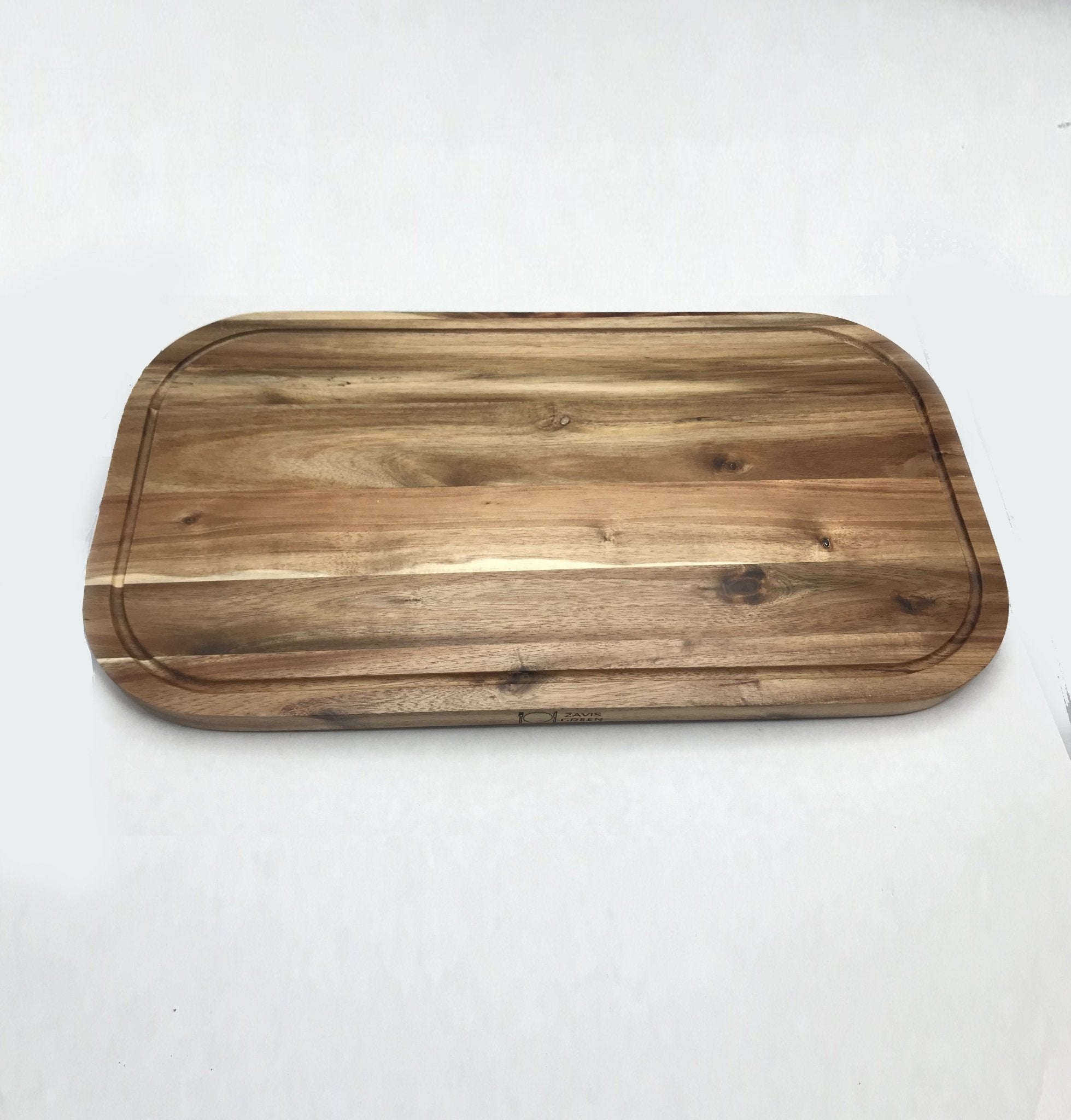 Set of 3 Acacia 20" Rounded Serving Boards | Zigeze