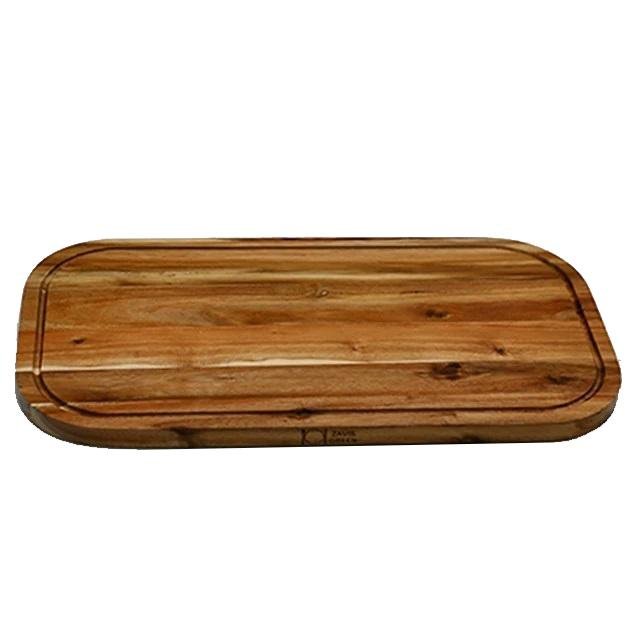 Set of 3 Acacia 20" Rounded Serving Boards | Zigeze