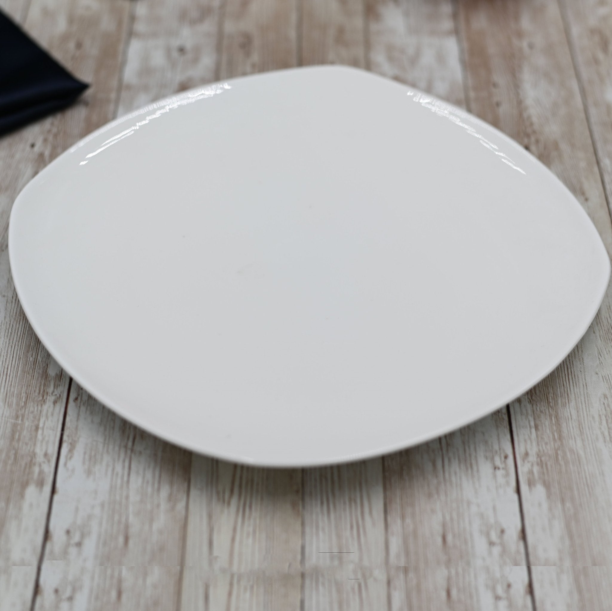 Set of 3 Fine Porcelain Square Platters | Zigeze